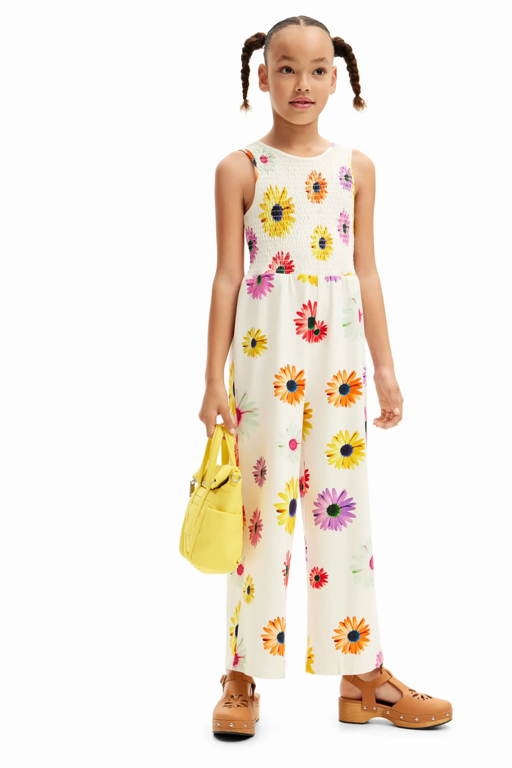 Strappy daisy jumpsuit
