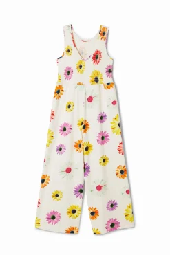 Strappy daisy jumpsuit
