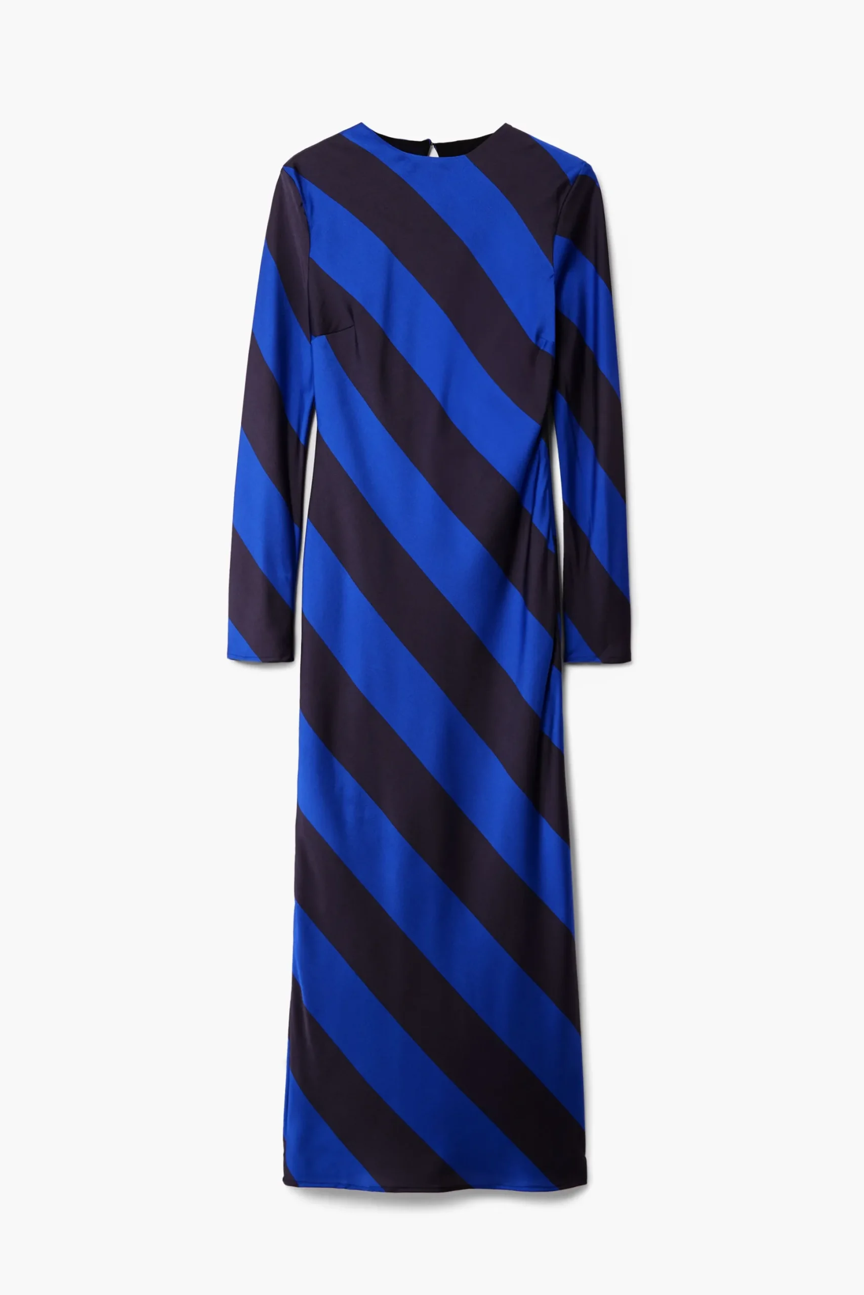 Striped midi dress