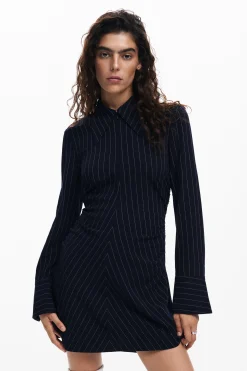 Striped slim dress