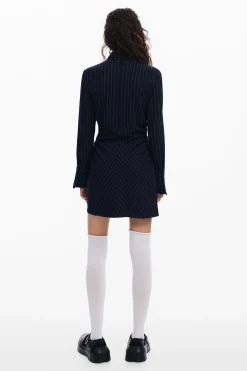 Striped slim dress
