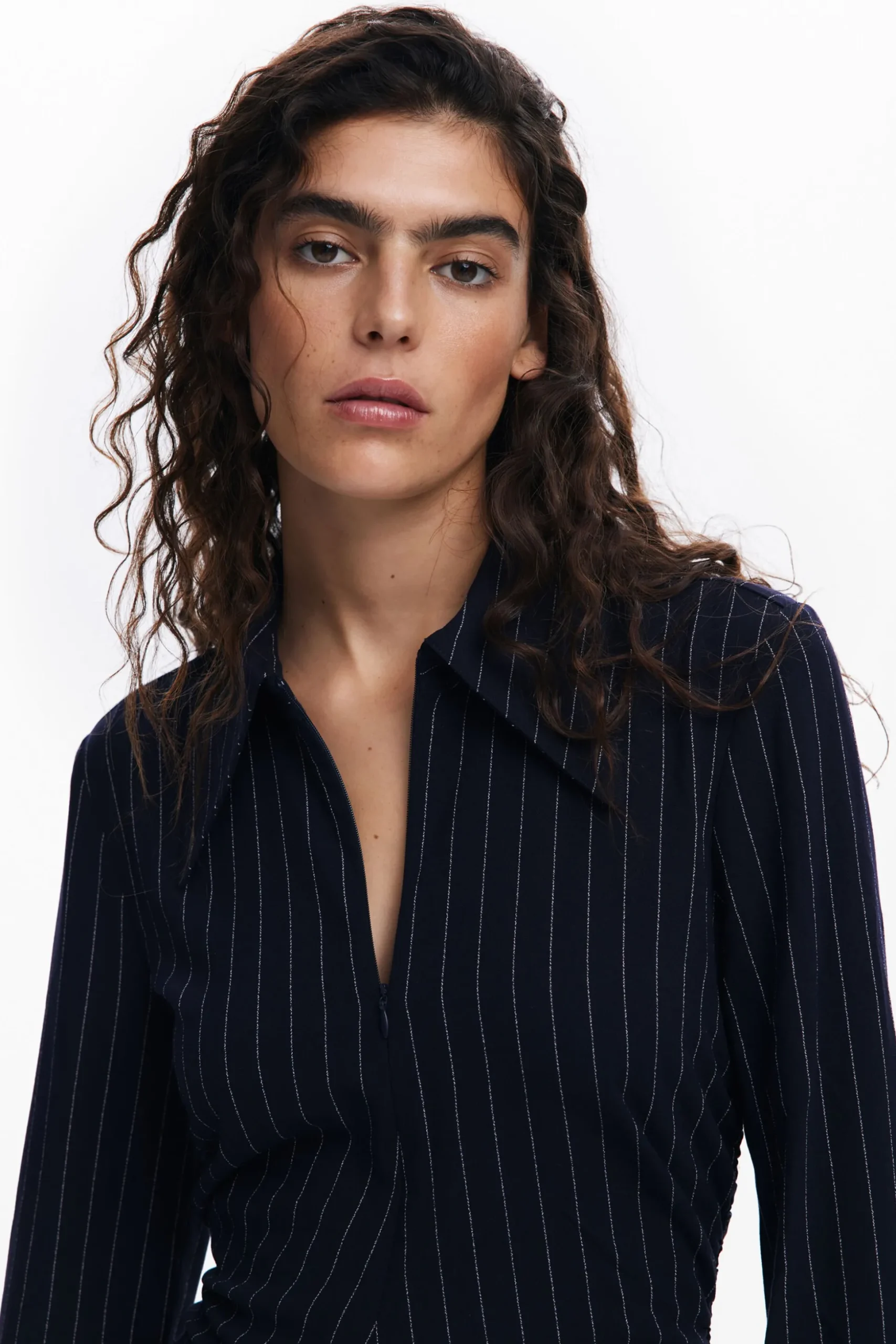 Striped slim dress