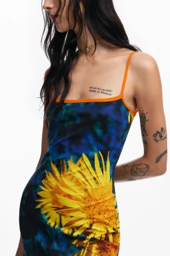 Sunflower midi dress