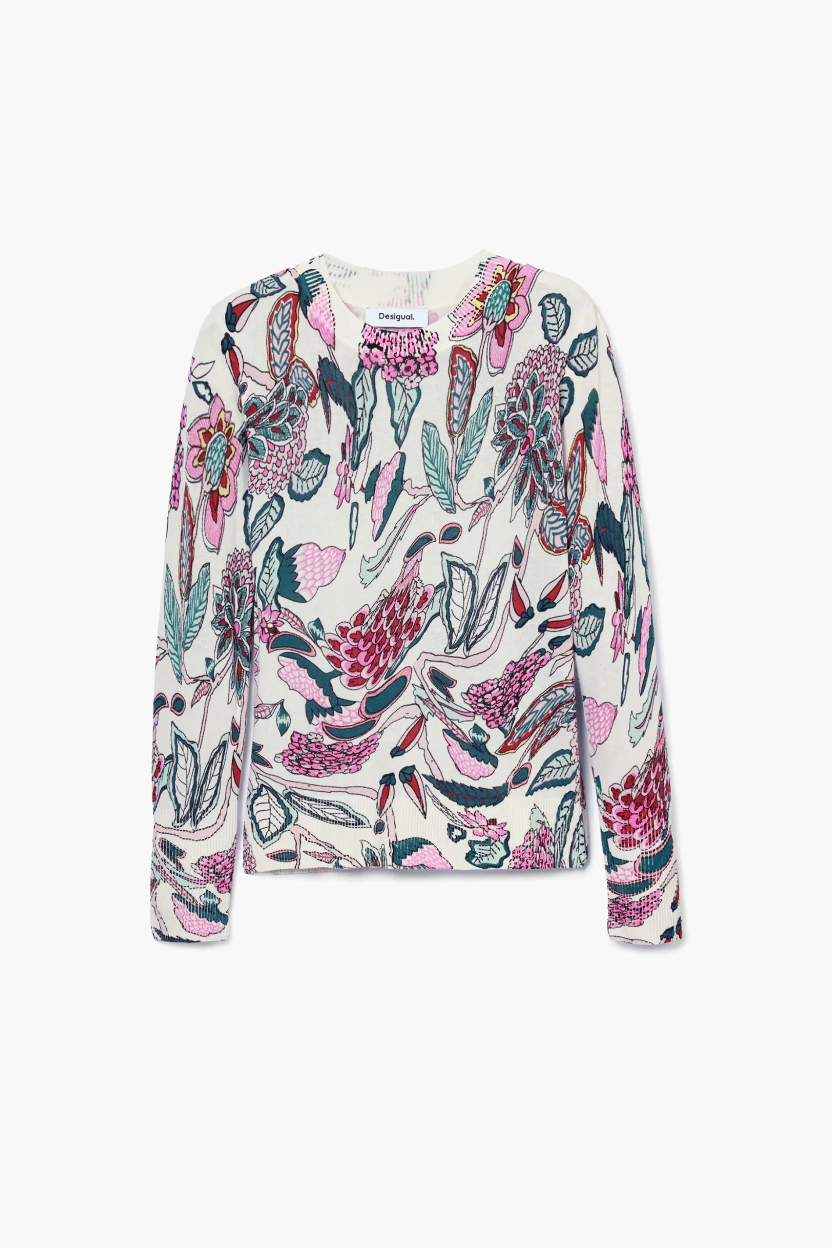 Sweater with floral details
