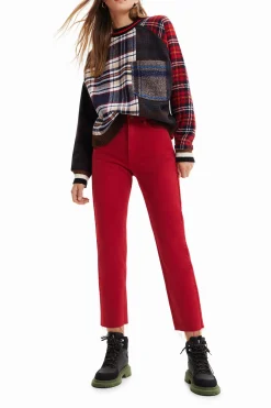 Tartan wool sweatshirt