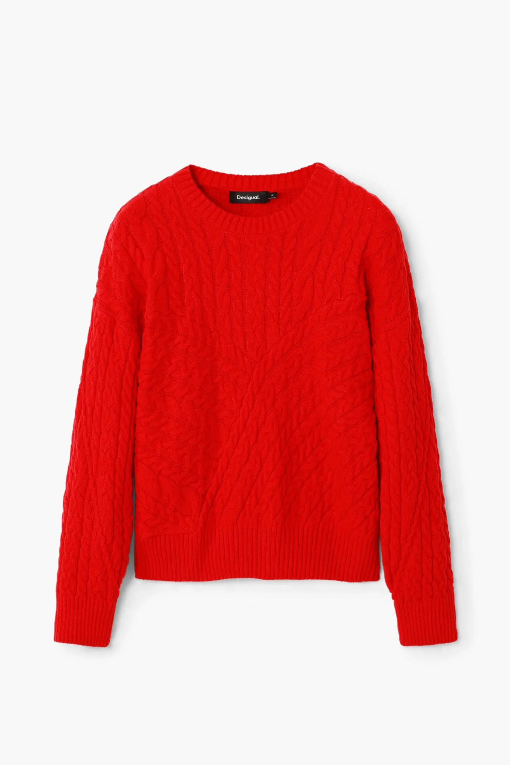Textured knit sweater