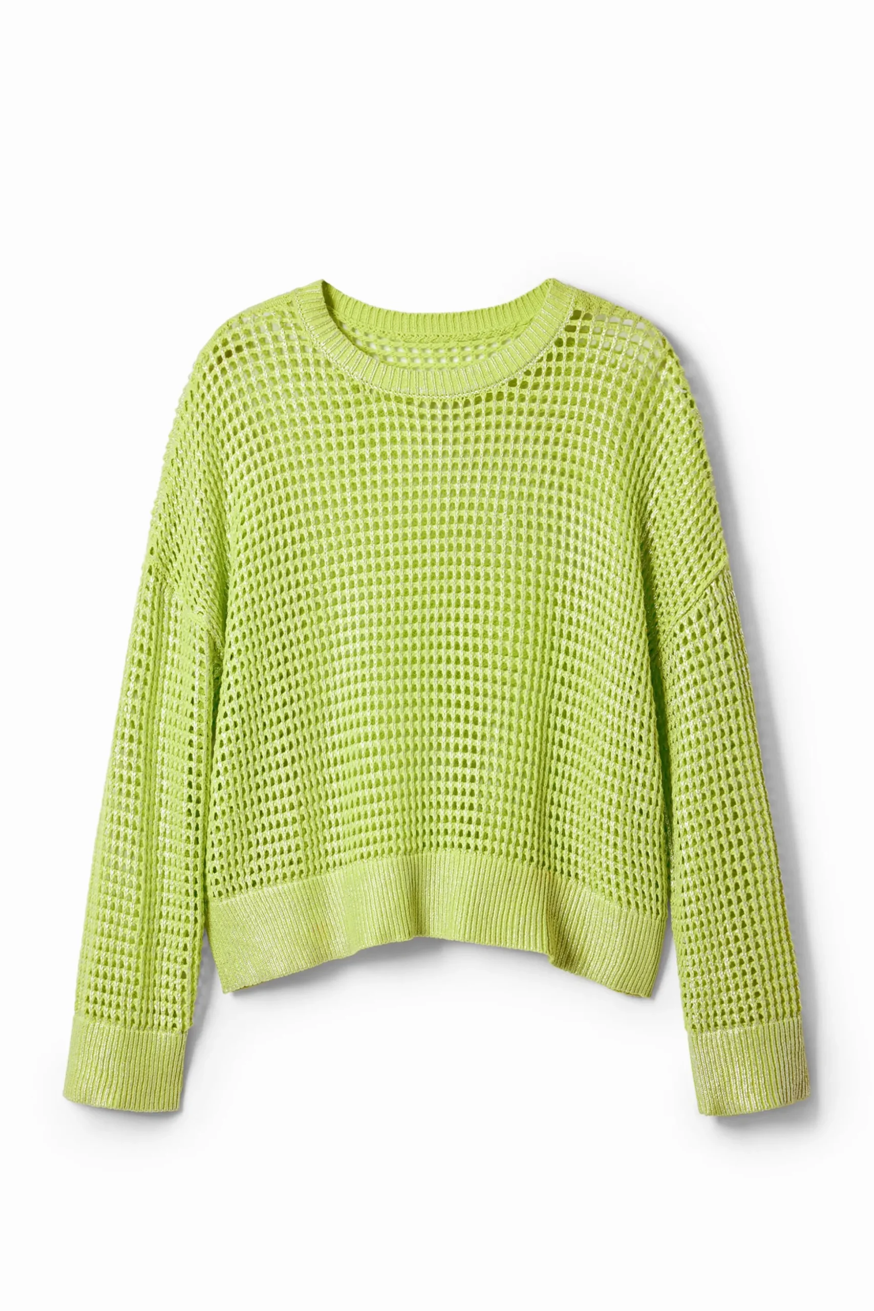 Textured knit sweater
