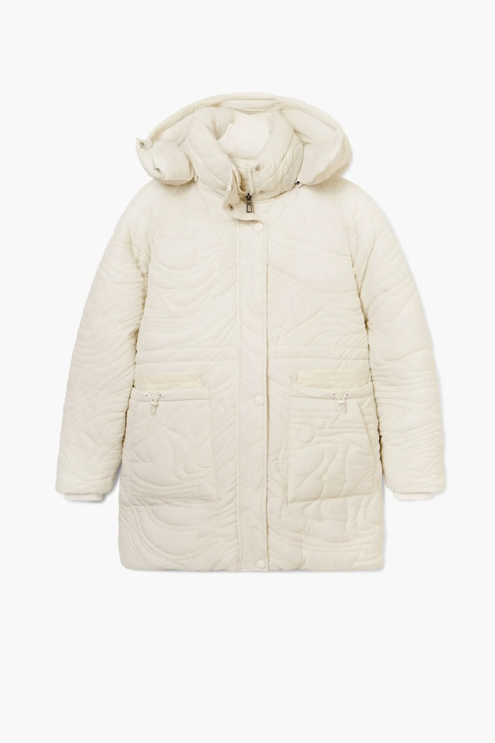 Textured padded coat