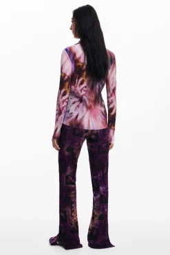 Tie-dye print shirt