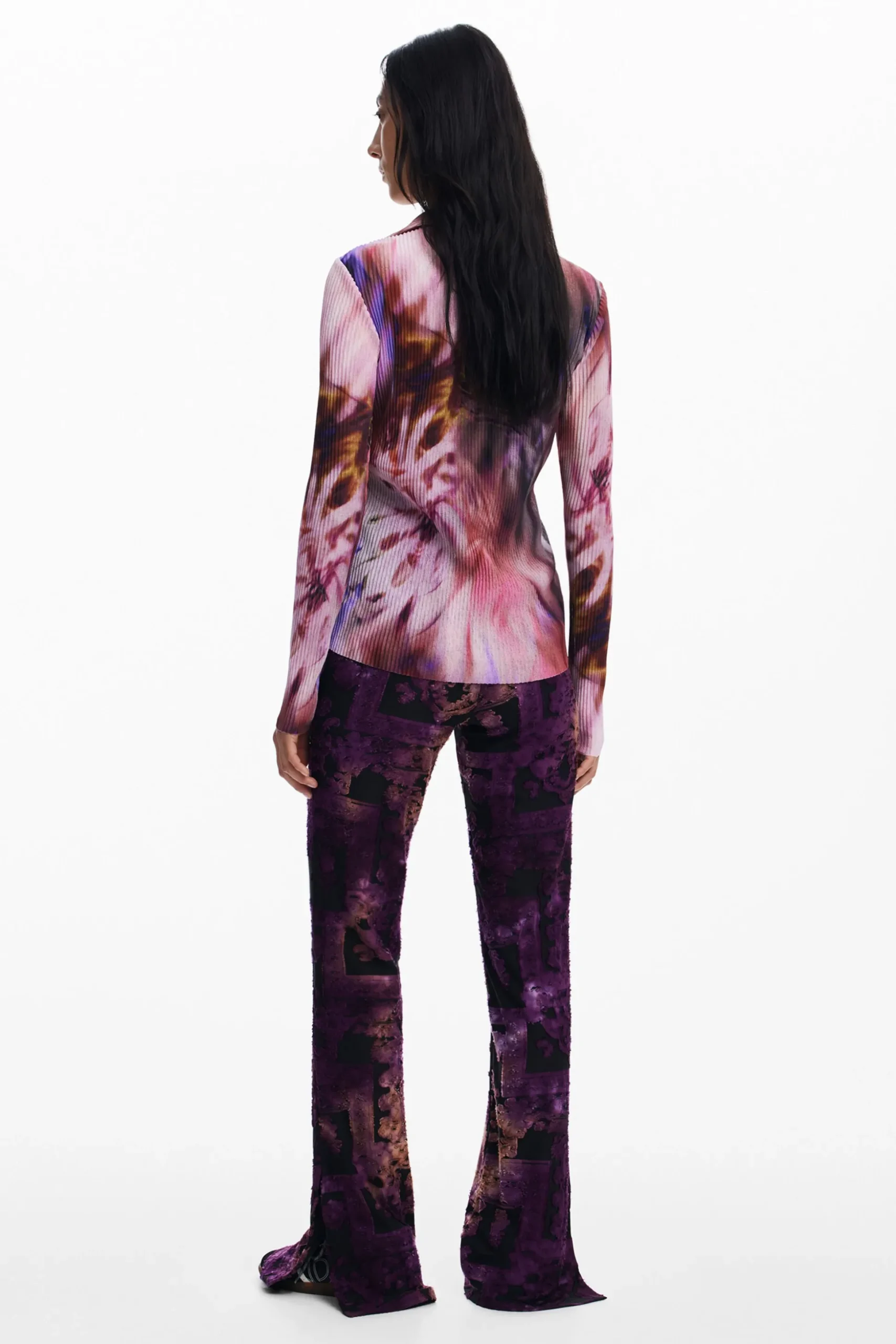 Tie-dye print shirt