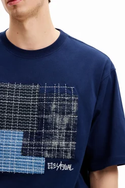 T-shirt with central patch