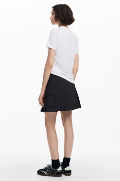 T-shirt with strass logo