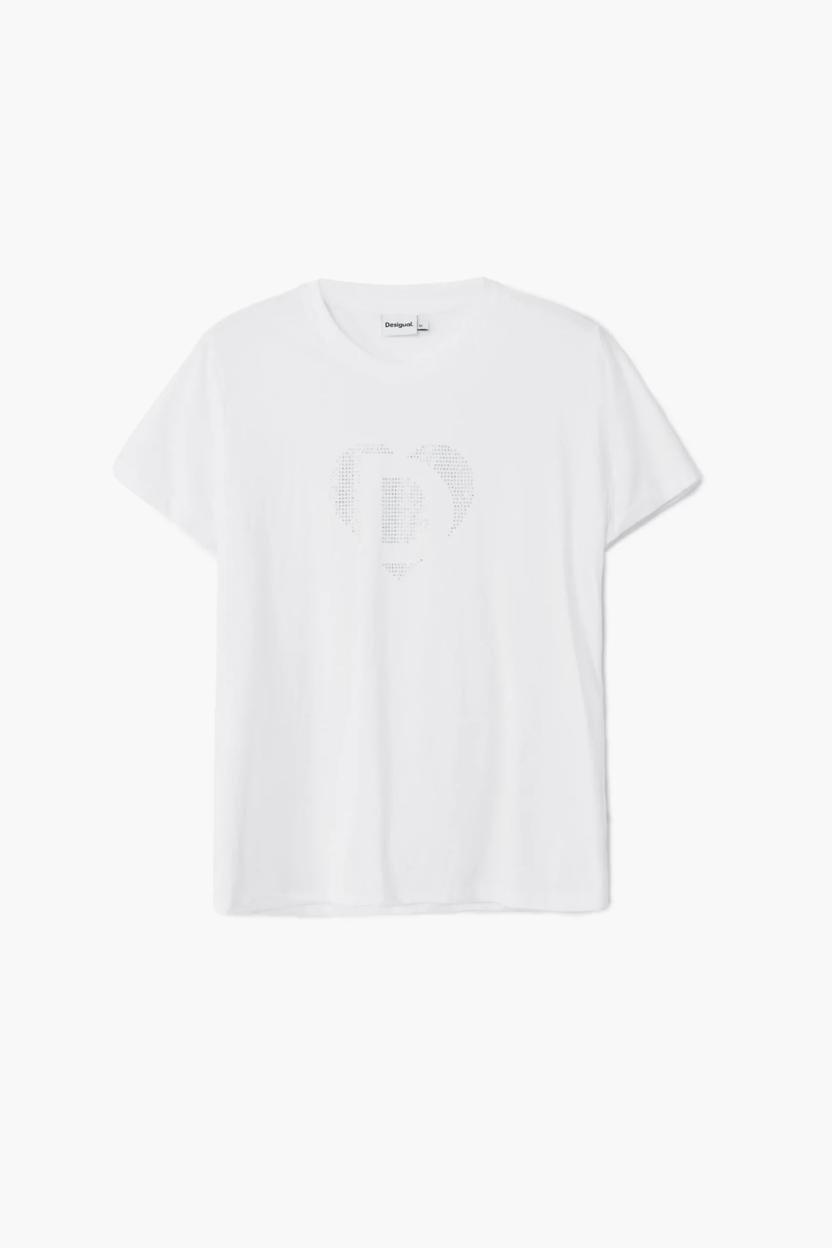 T-shirt with strass logo