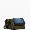 Two-tone crossbody bag