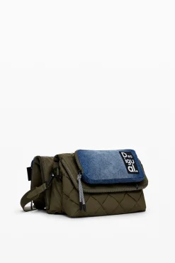Two-tone crossbody bag