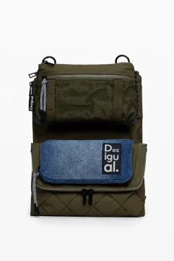 Two-tone crossbody bag