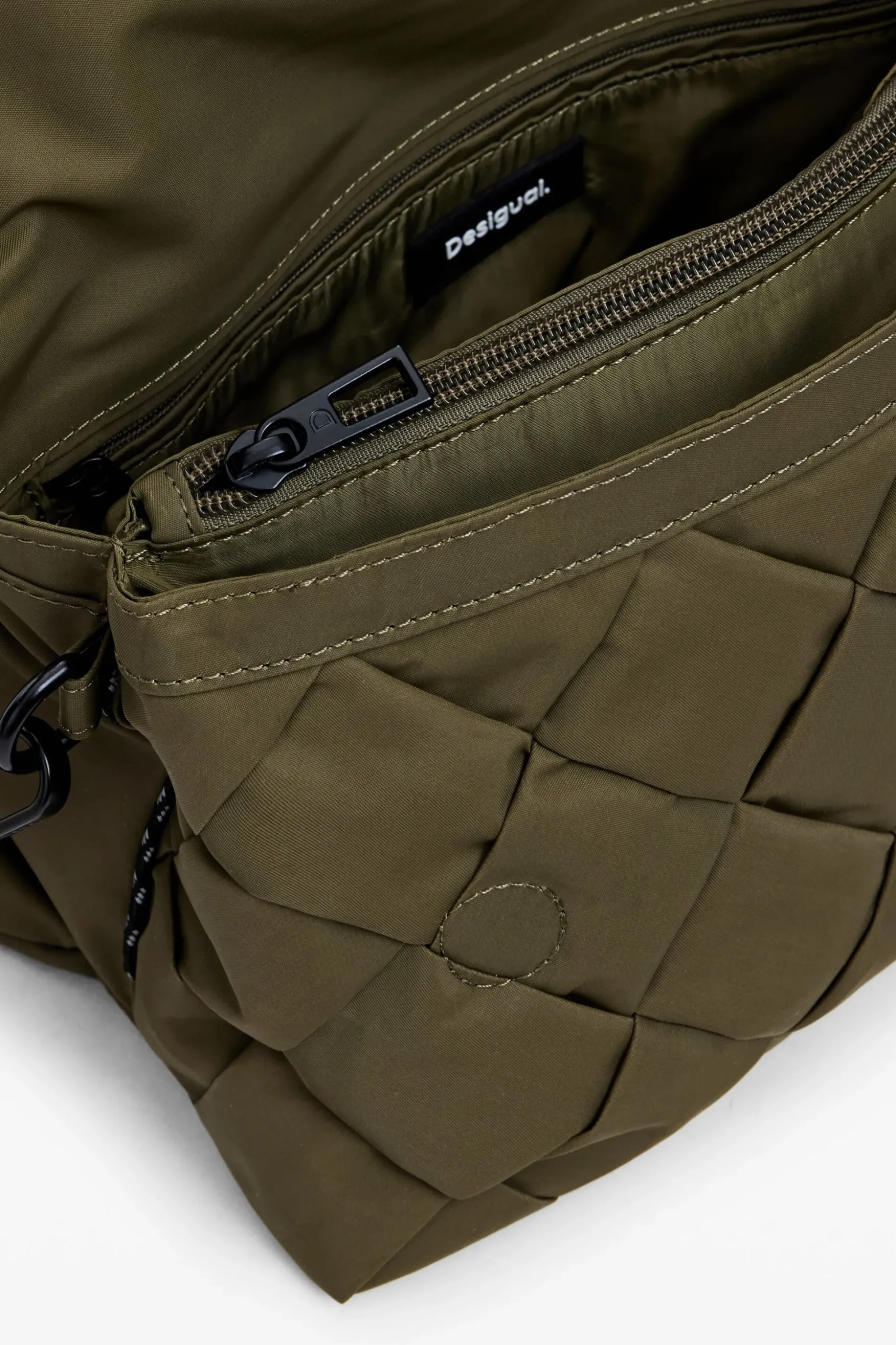 Two-tone crossbody bag