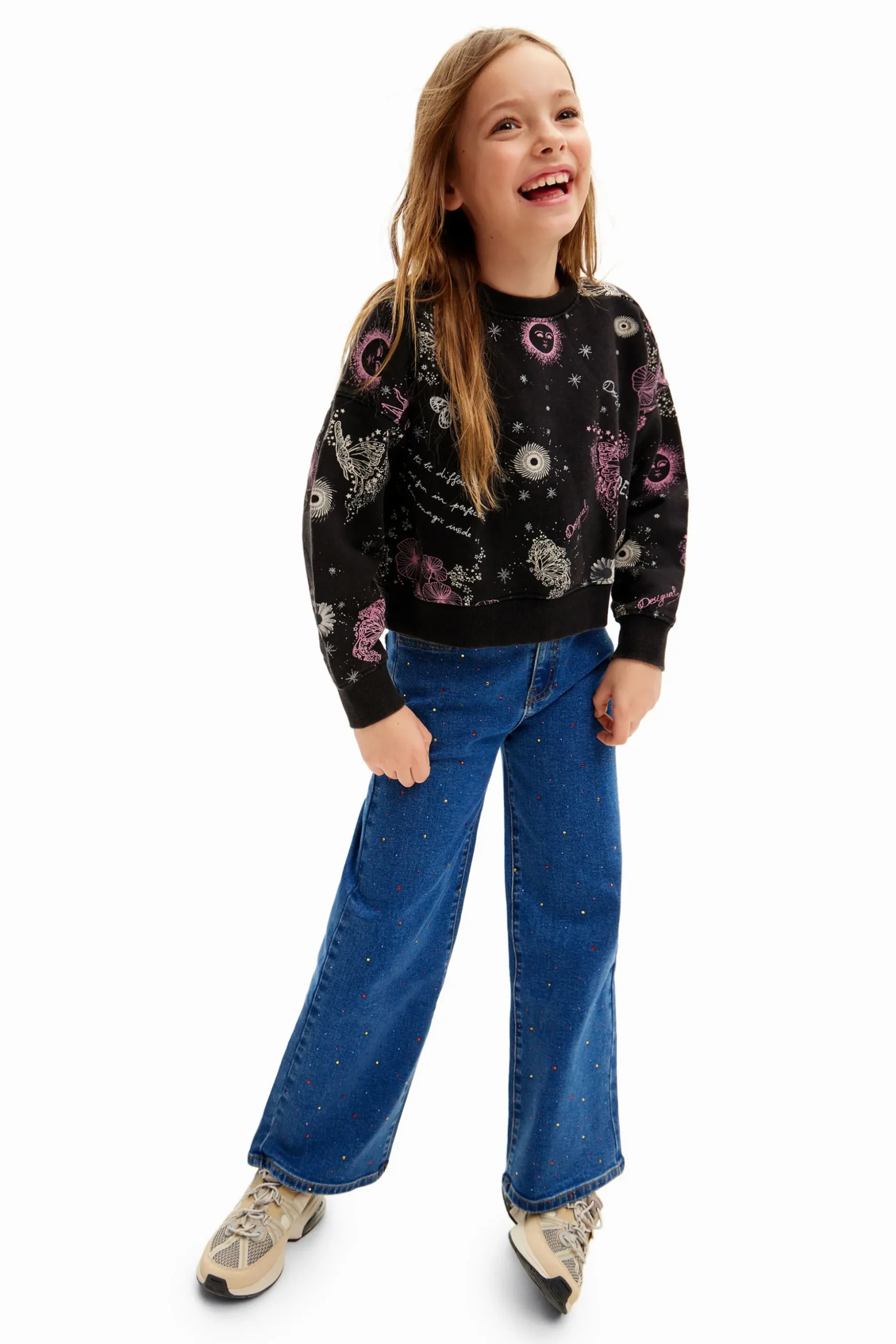 Universe flowers sweatshirt