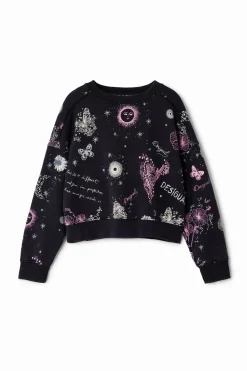 Universe flowers sweatshirt
