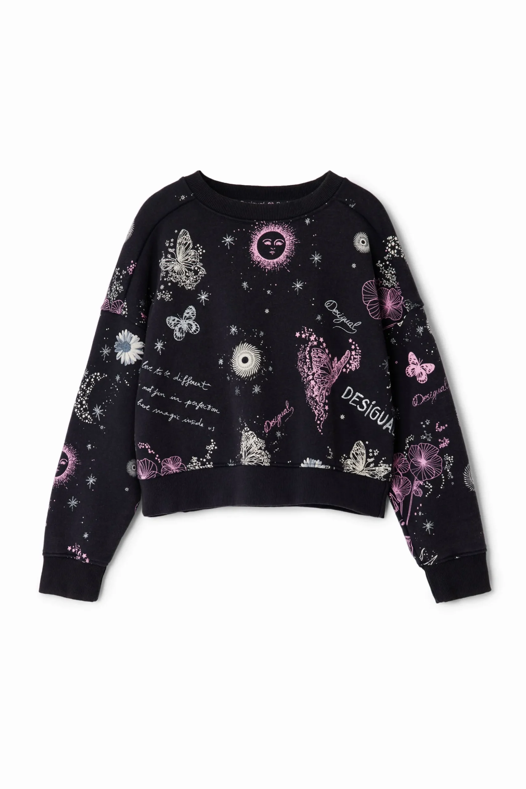 Universe flowers sweatshirt