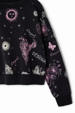 Universe flowers sweatshirt