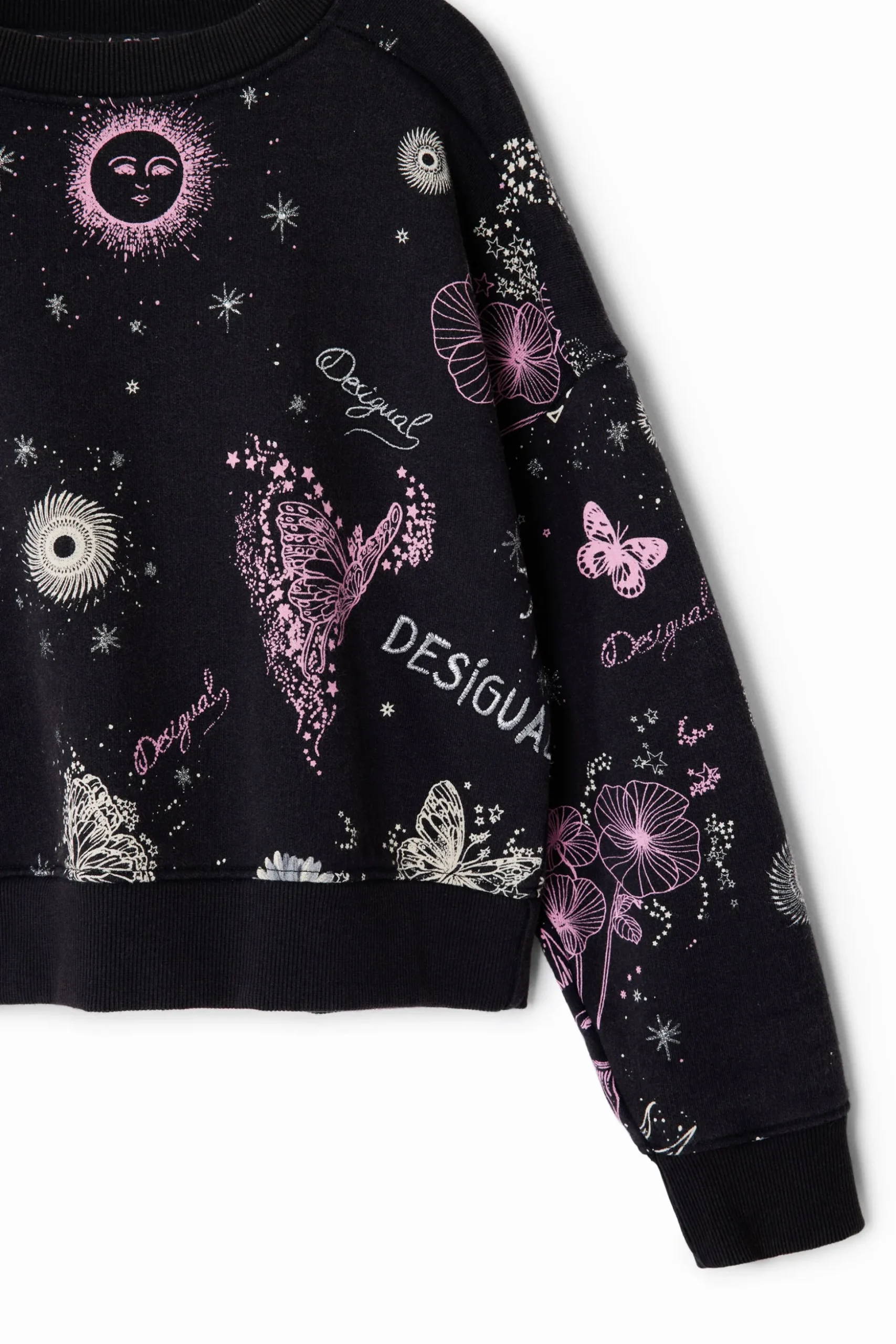 Universe flowers sweatshirt