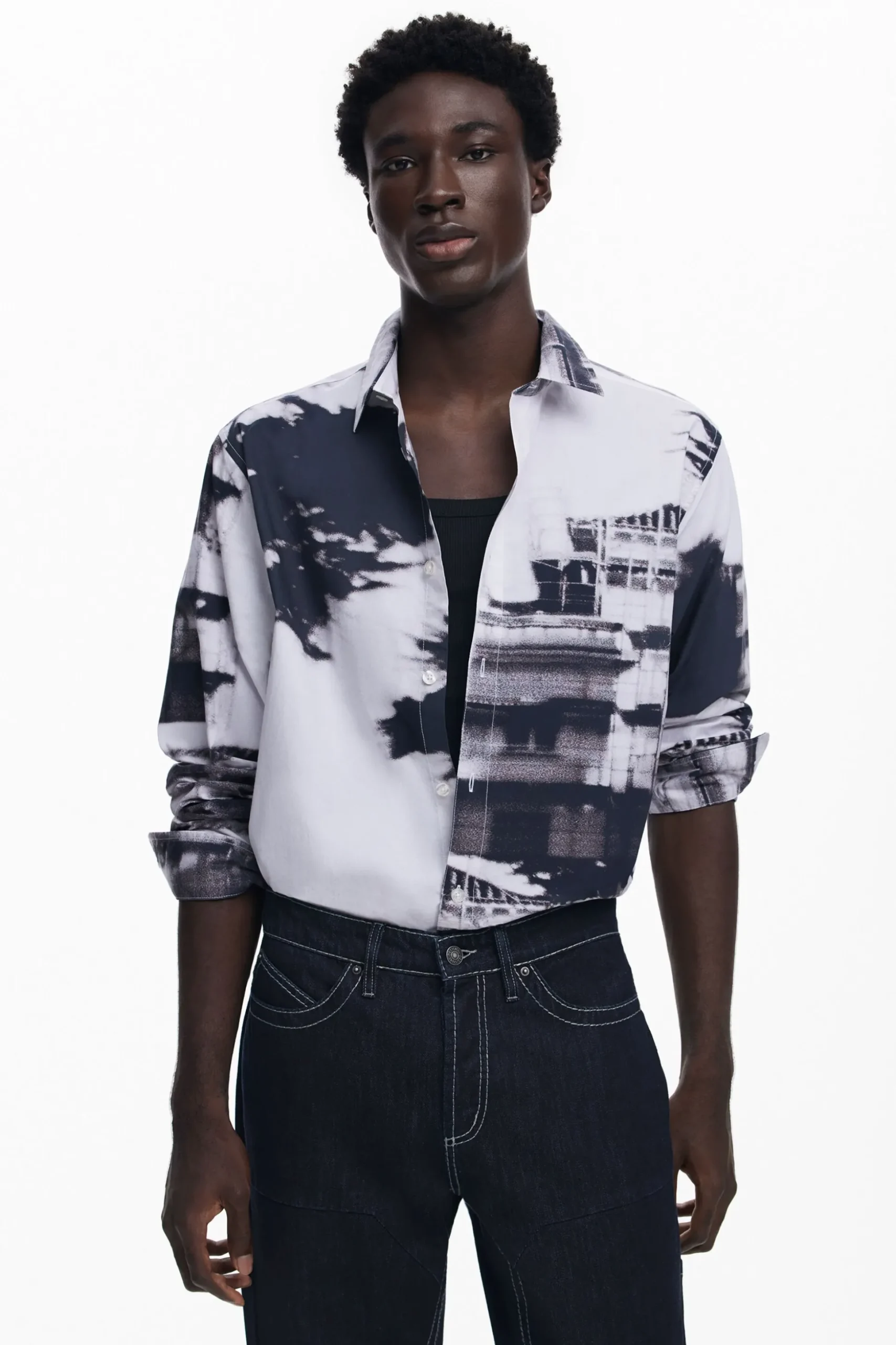 Urban print shirt