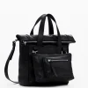 Voyager M leather backpack