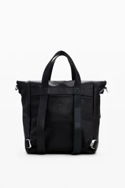 Voyager M leather backpack