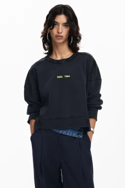 Washed effect sweatshirt