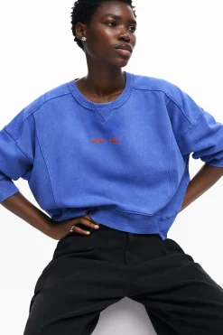 Washed effect sweatshirt