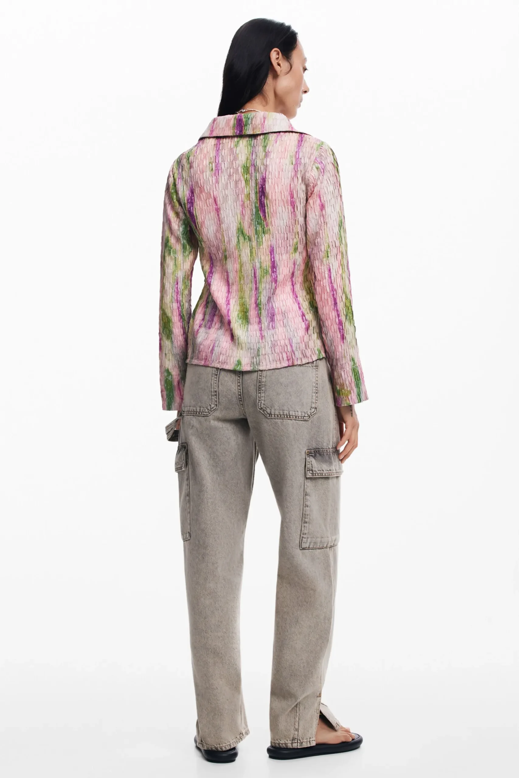 Watercolor gradient blouse