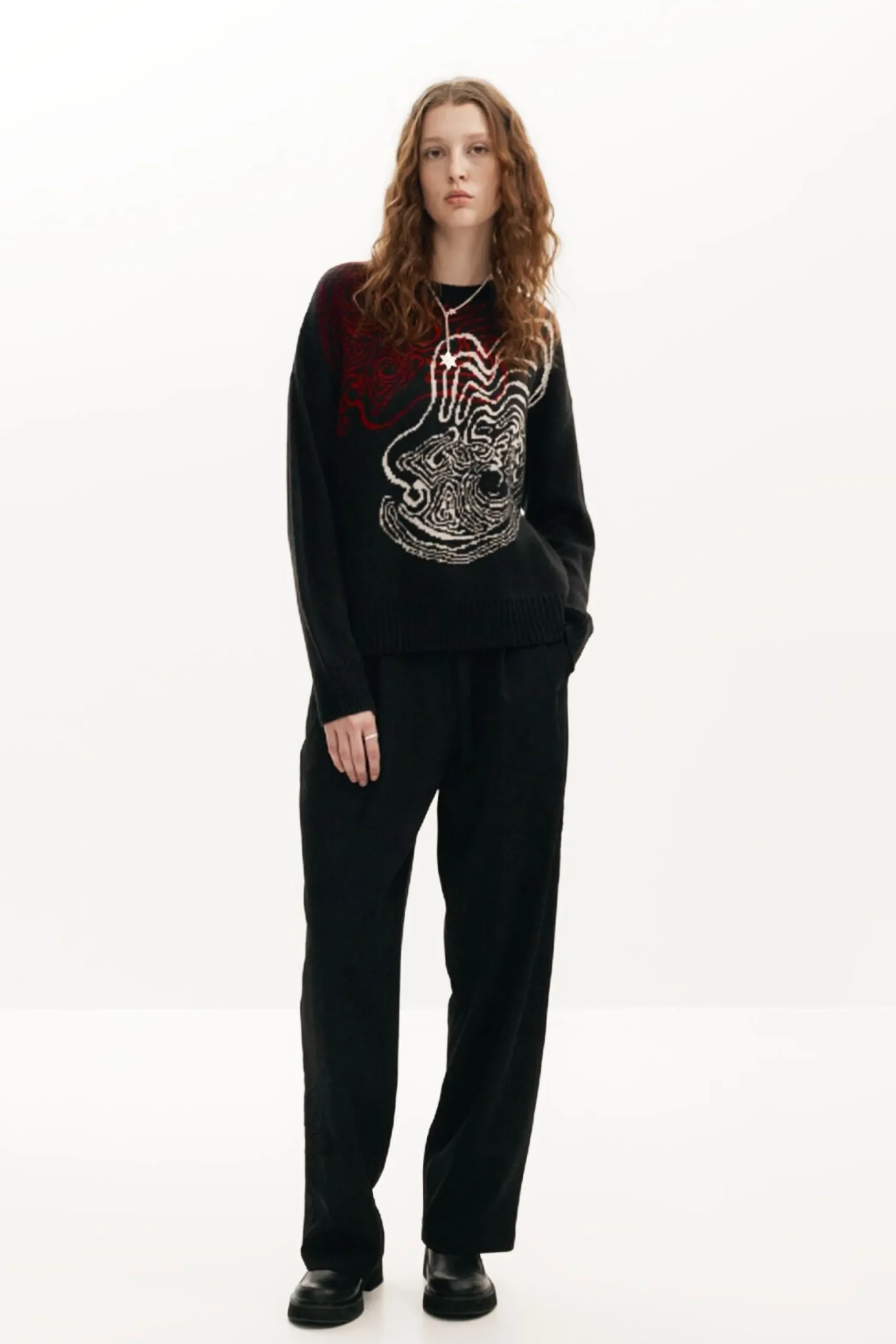 Wave knit sweater M. Christian Lacroix