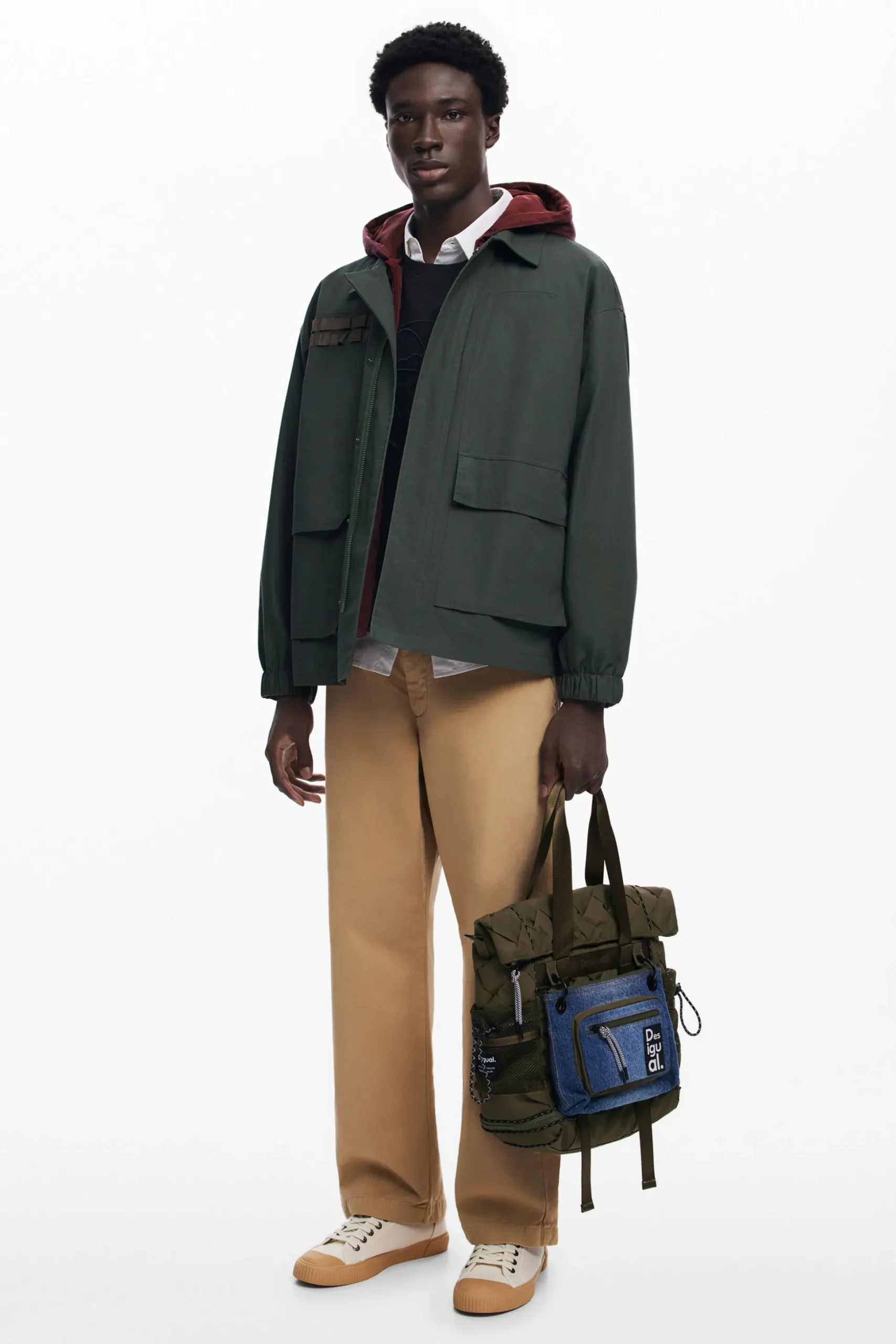 Windbreaker with hood