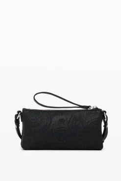 XL embroidered wallet