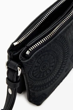 XL embroidered wallet