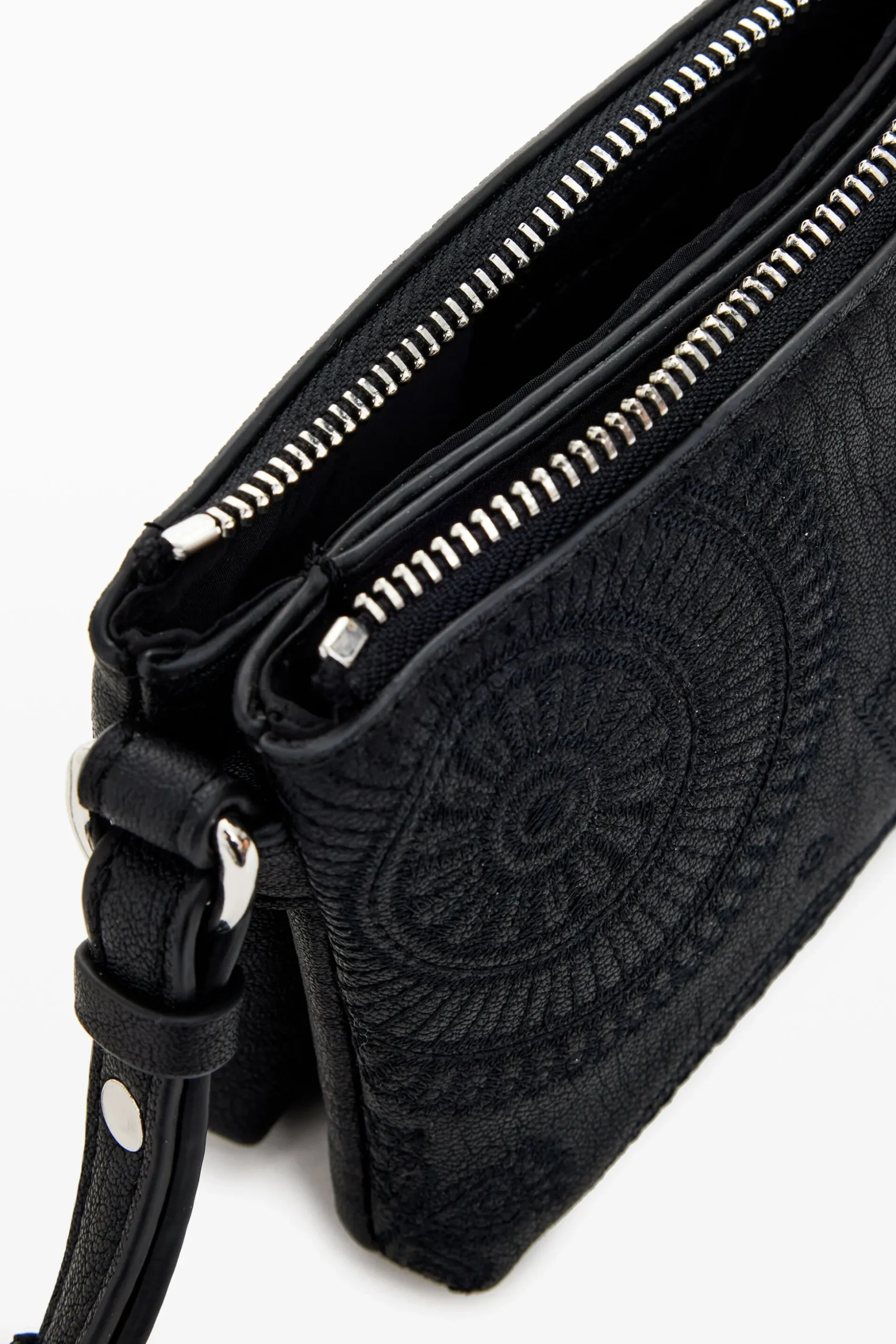XL embroidered wallet