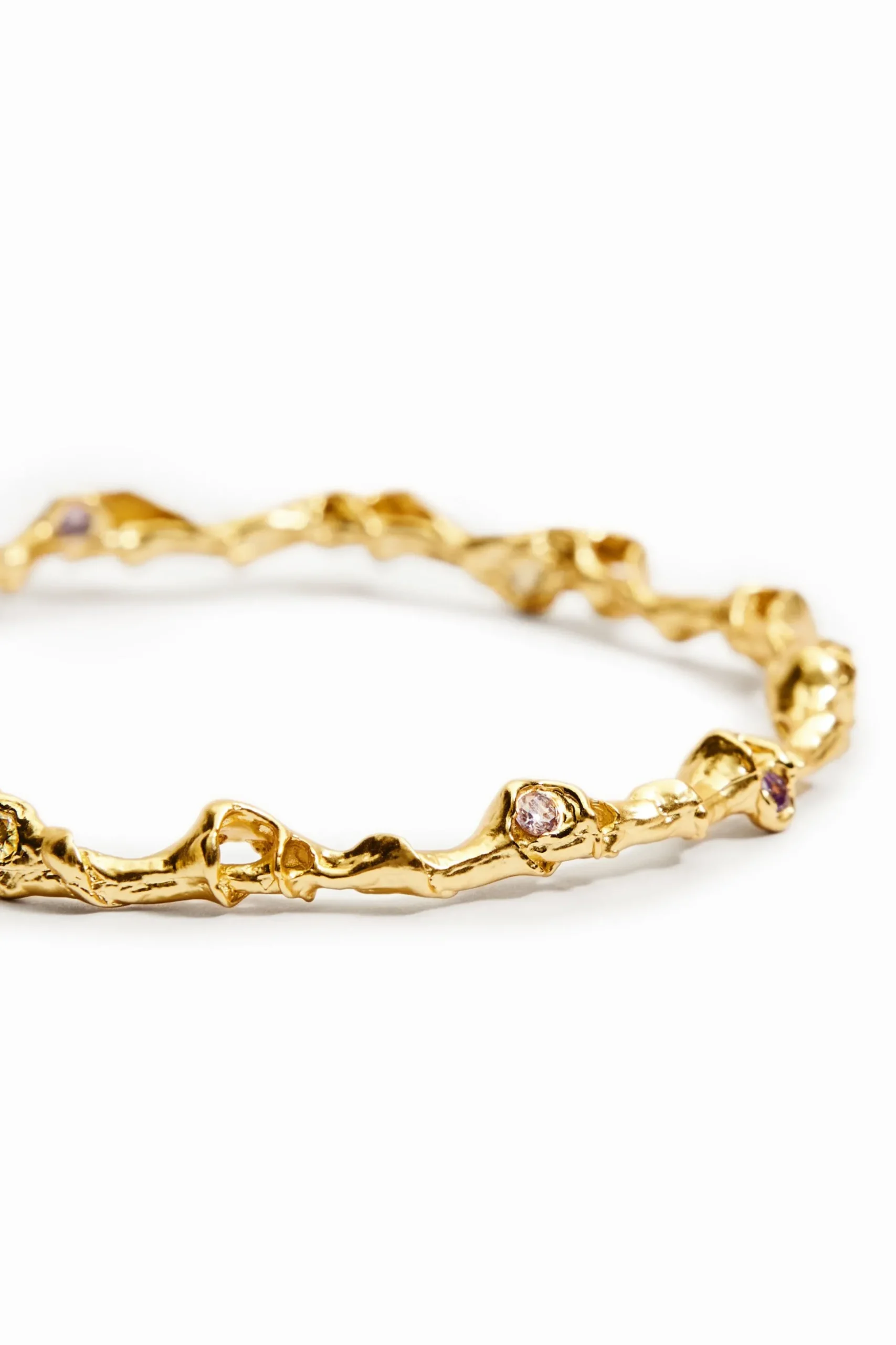 Zalio gold plated XL hoop earrings