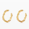 Zalio gold-plated crystal earrings