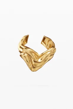 Zalio gold-plated heart bracelet