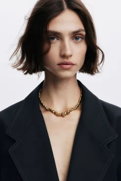 Zalio gold-plated heart pendant