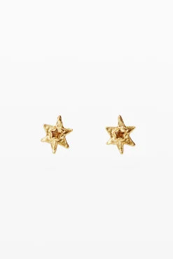 Zalio gold-plated star earrings