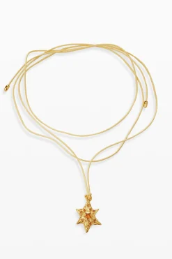 Zalio gold-plated star pendant