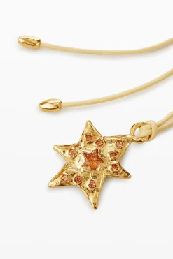 Zalio gold-plated star pendant