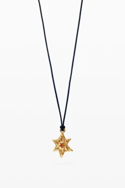 Zalio gold-plated star pendant