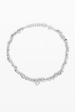 Zalio silver-plated heart pendant