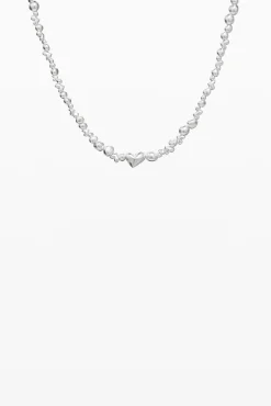 Zalio silver-plated heart pendant