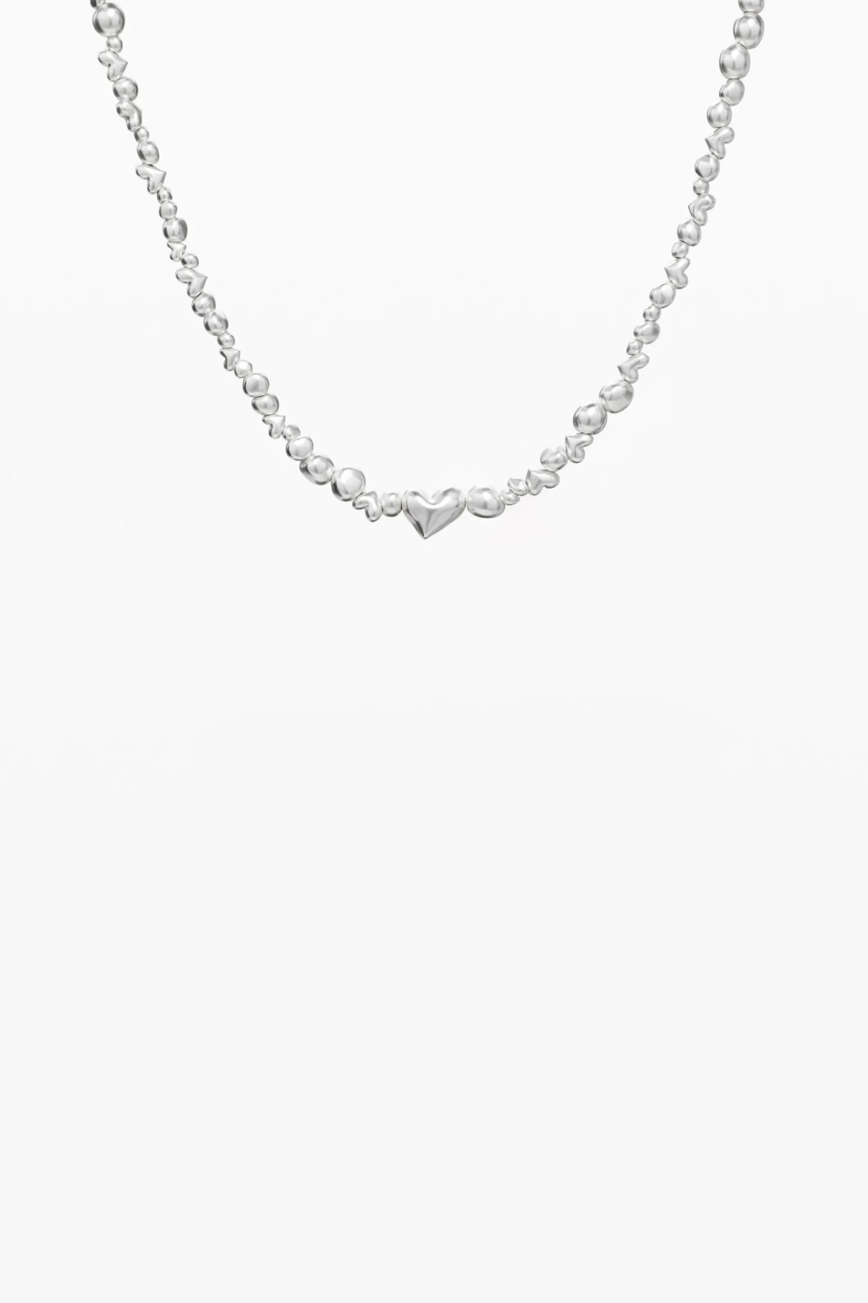 Zalio silver-plated heart pendant