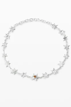 Zalio silver-plated star choker