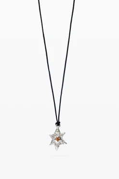 Zalio silver-plated star pendant